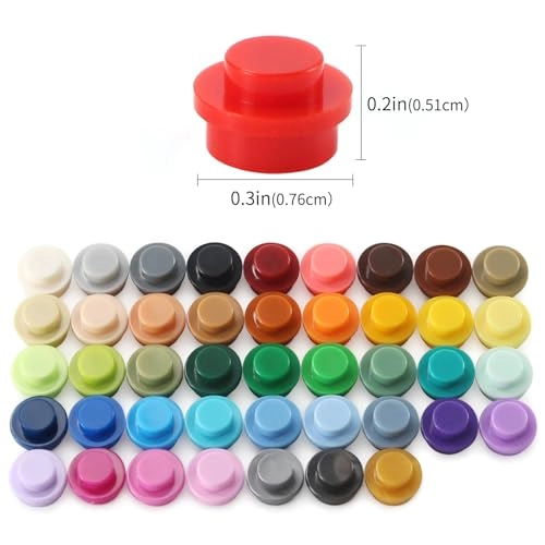 1x1 Building Toys - 2200pcs Multicolored-a-22 Colors