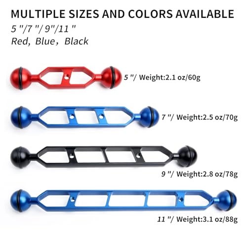 Double Ball Extension Arm - 9" 1" Pack