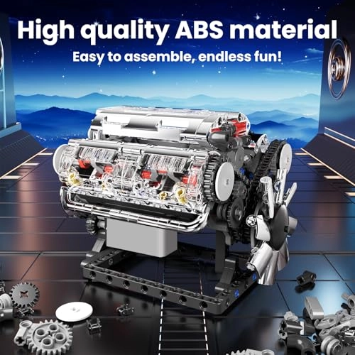 V8 Engine Model Kit - 535 pcs