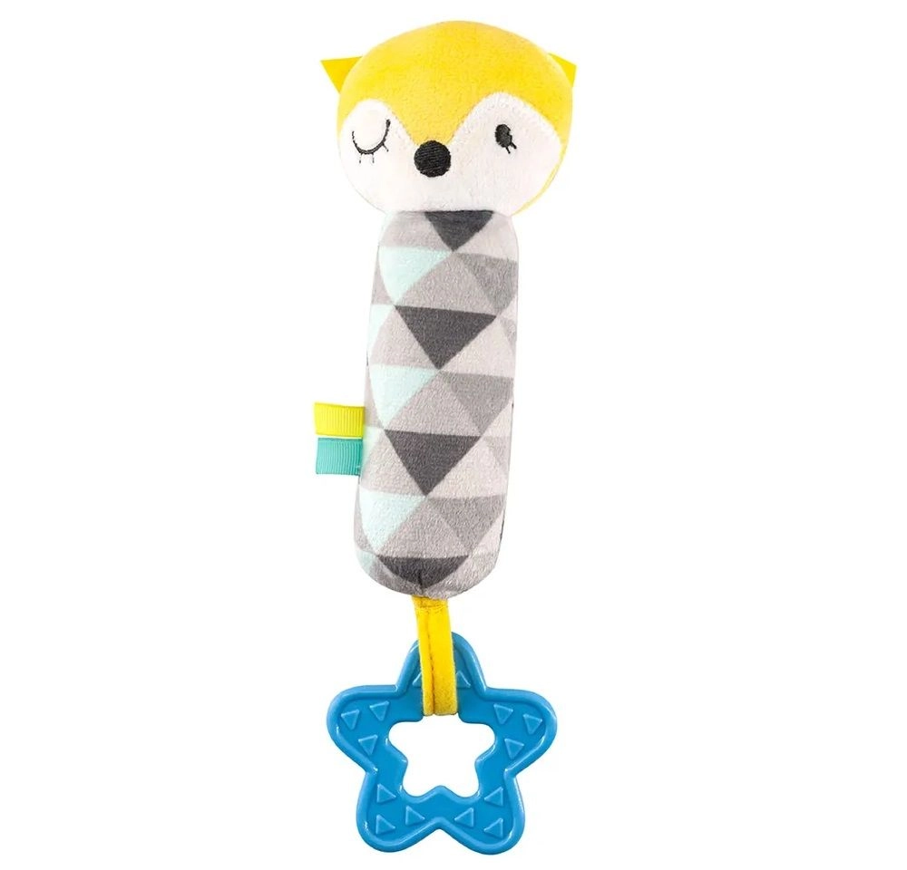 Soft Rattle Plush Toy - 3 to 24 Months fabric