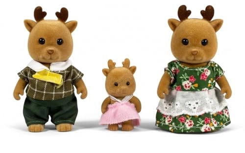 Fernwood Family - 3 Years Deer Family - Dollhouse, Family 3 pieces