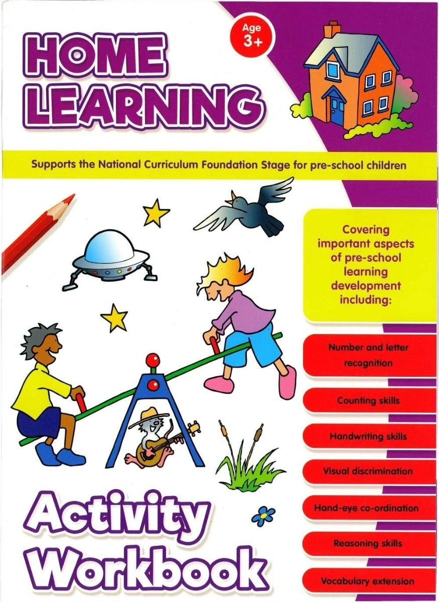 Learning at Home Activity Books - 3-6 Years