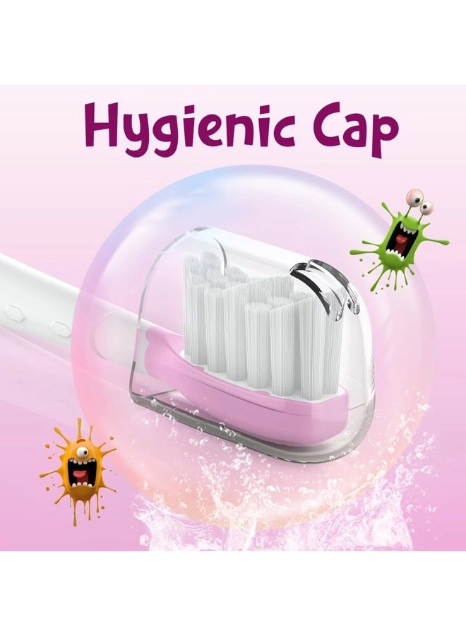 HX6321_8US - Pack of 8 Pink-green Kids 7+