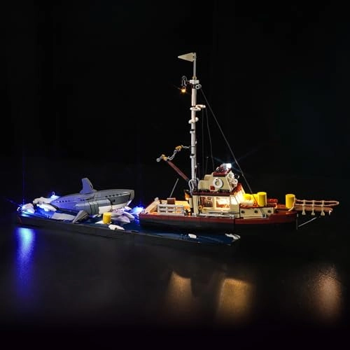 LED Light Set for LEGO 21350 Jaws - Copper
