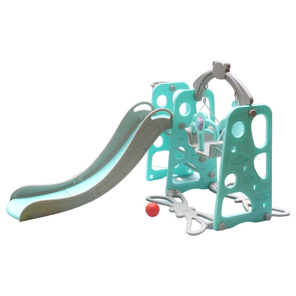 3-in-1 Play N Go Slide - Swing Basketball