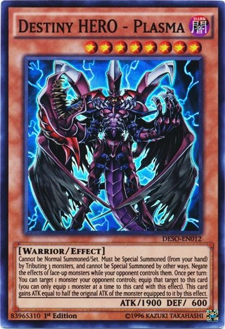 Konami Yu-Gi-Oh! Destiny HERO - Plasma DESO-EN012 - 1st Edition