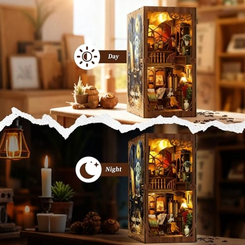 Book Nook Kit - Insertable Dust Protection Plate Miniature Dollhouses