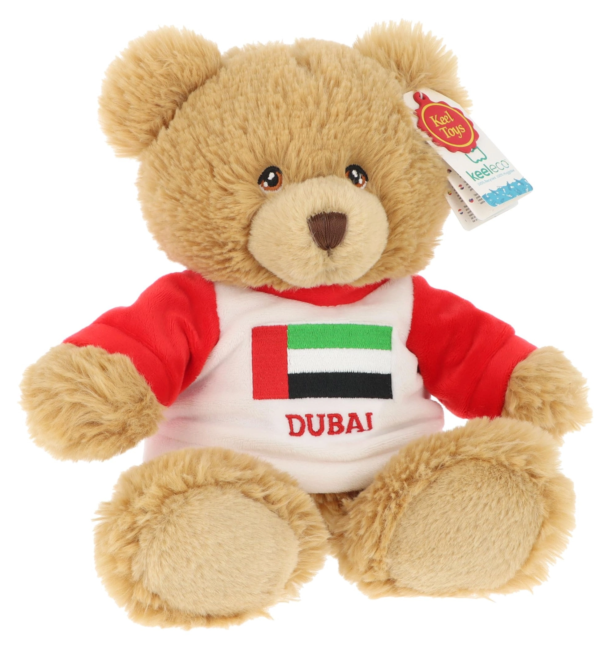 Keel Toys Keeleco - Brown Bear Dubai - 25 cm