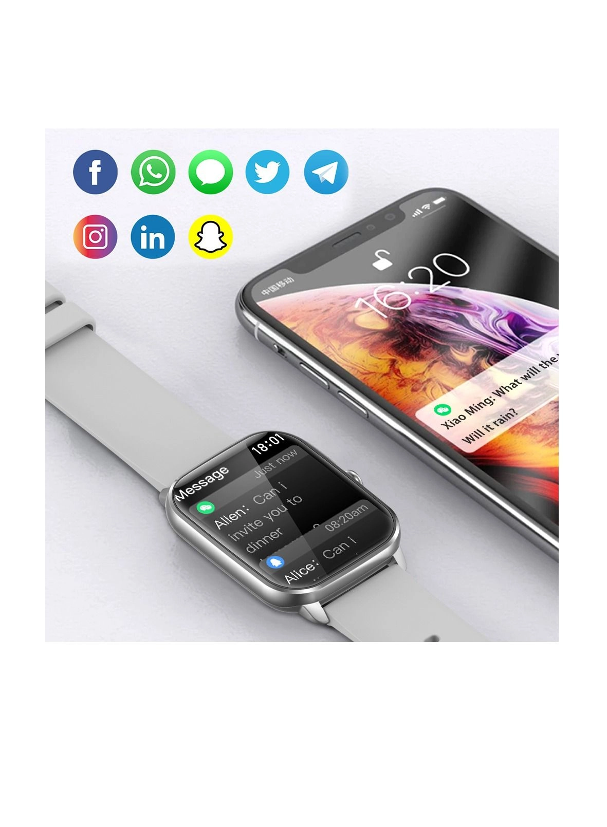 P8 Smart Bracelet Aluminum GPS