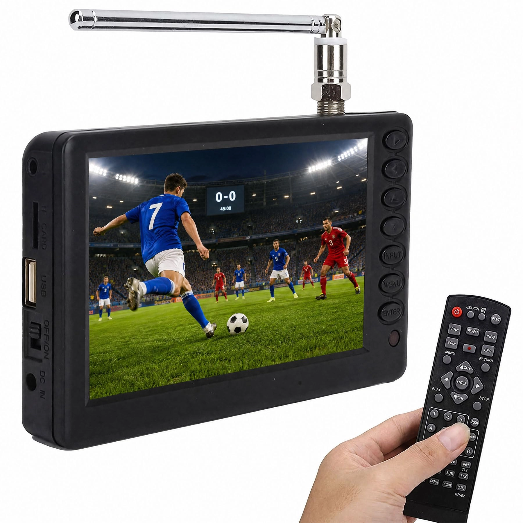 Yoidesu Portable Digital TV - 1080p 5 Inches