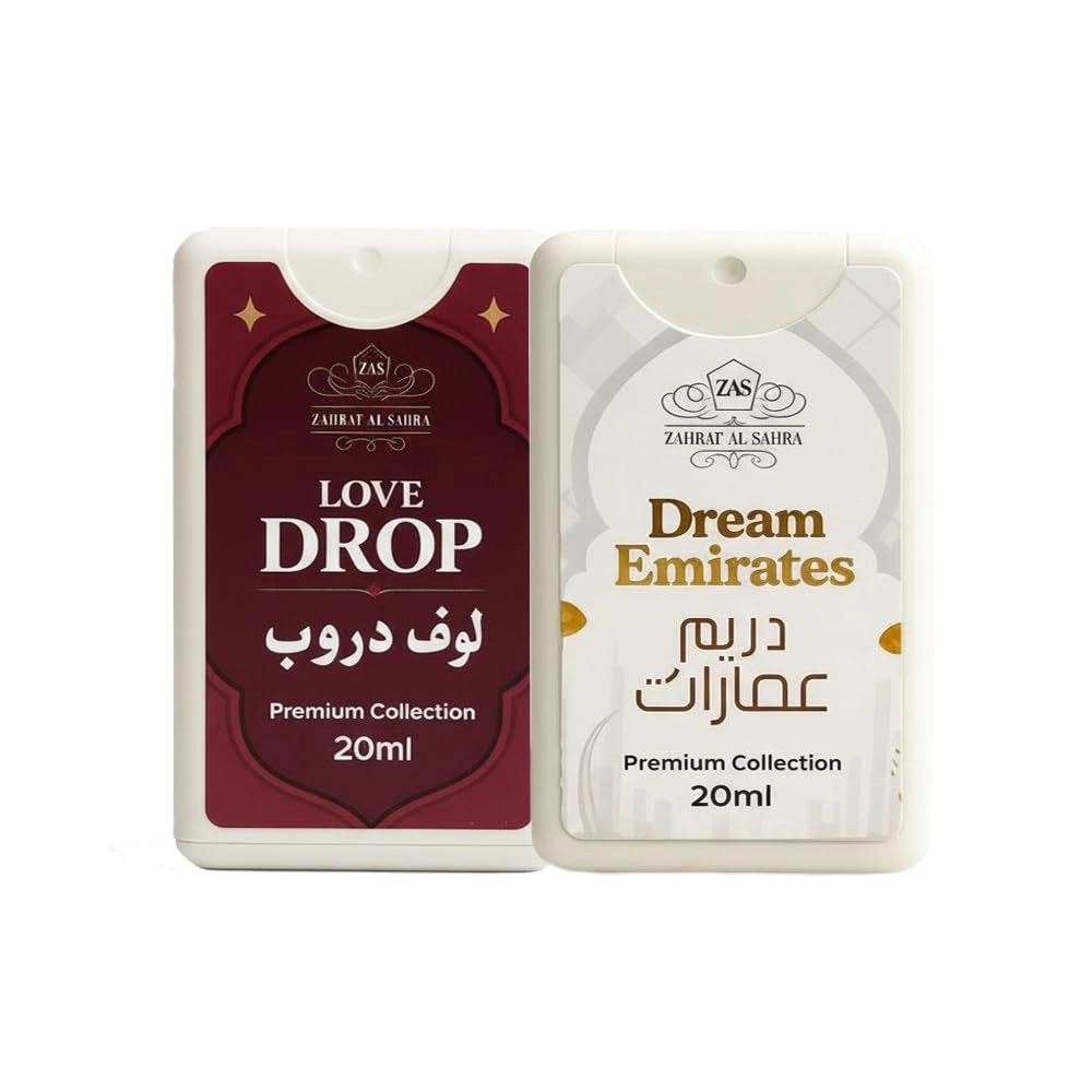ZAHRAT AL SAHRA Love Drop + Dream Emirates - Eau de Parfum 2 x 20ml