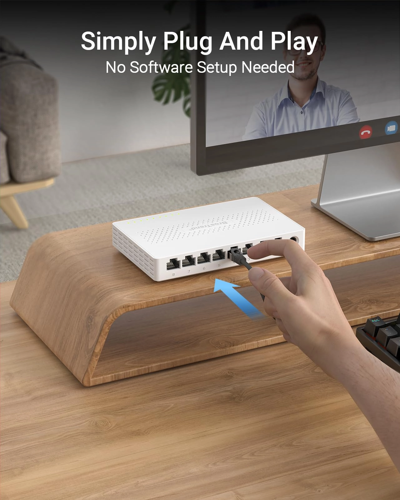 Ethernet Switch 8-ports