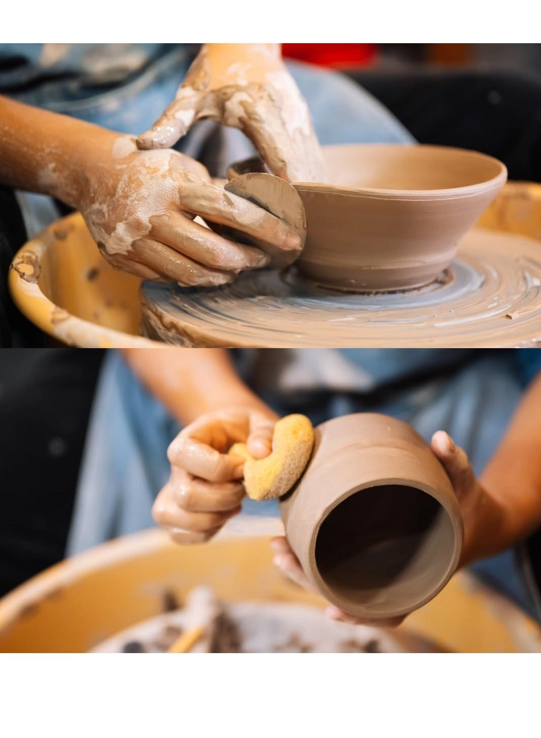 Pottery Clay Tools - Wooden handles 13 Pcs