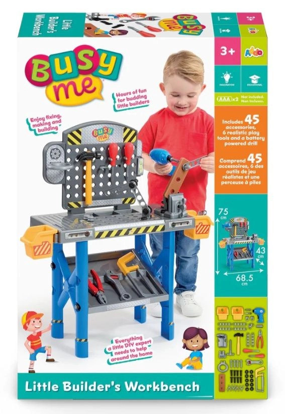 ADDO Busy Me Little Builders Work bench - Battery Operated Multi Colour