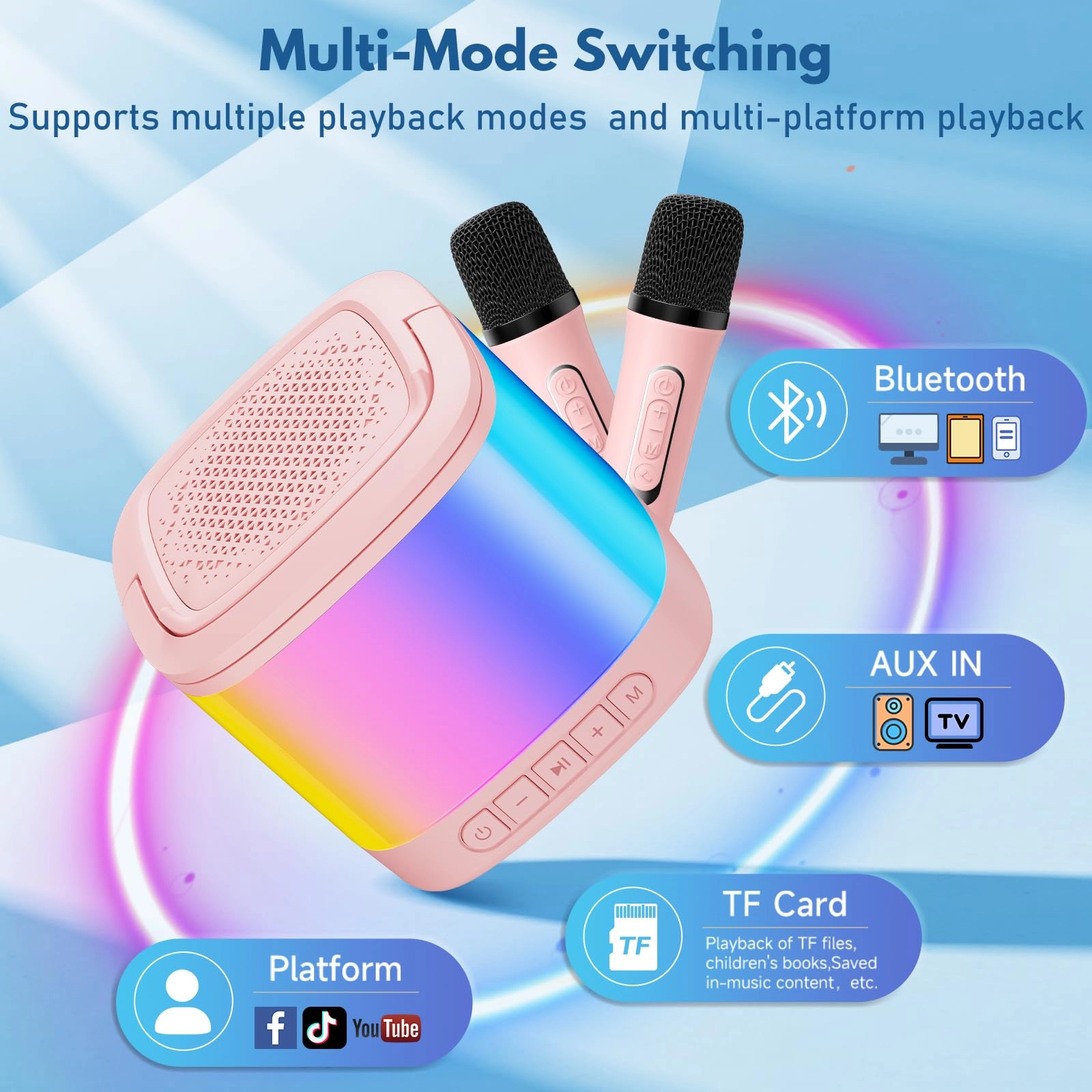 Karaoke Machine - 2 microphones