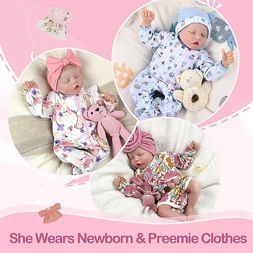 Reborn Baby Doll - Vinyl White Ages 16+