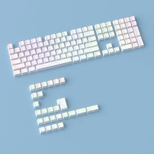 Contour Lines Keycaps - 60% 65% 75% 80% 96% 100%