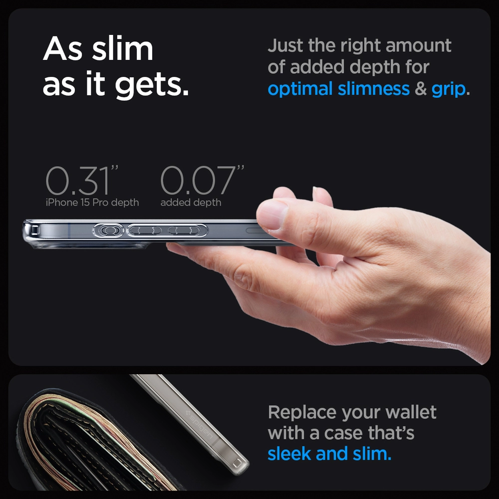 Crystal Slot Case for iPhone 15