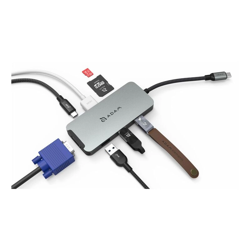 USB-C Hub - 8 In 1 100W Power Delivery