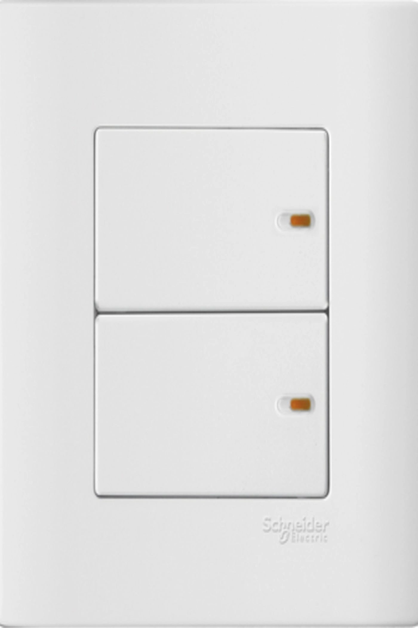 Schneider Electric ZENcelo 16A 2-Gang 1-Way Switch