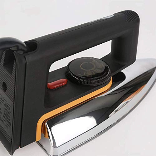 Old-Fashioned Electric Iron - Dry iron No steam Aluminum Teflon soleplate 220V