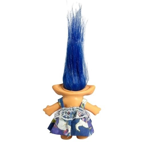 Troll Doll - 75 Tall Dark Blue