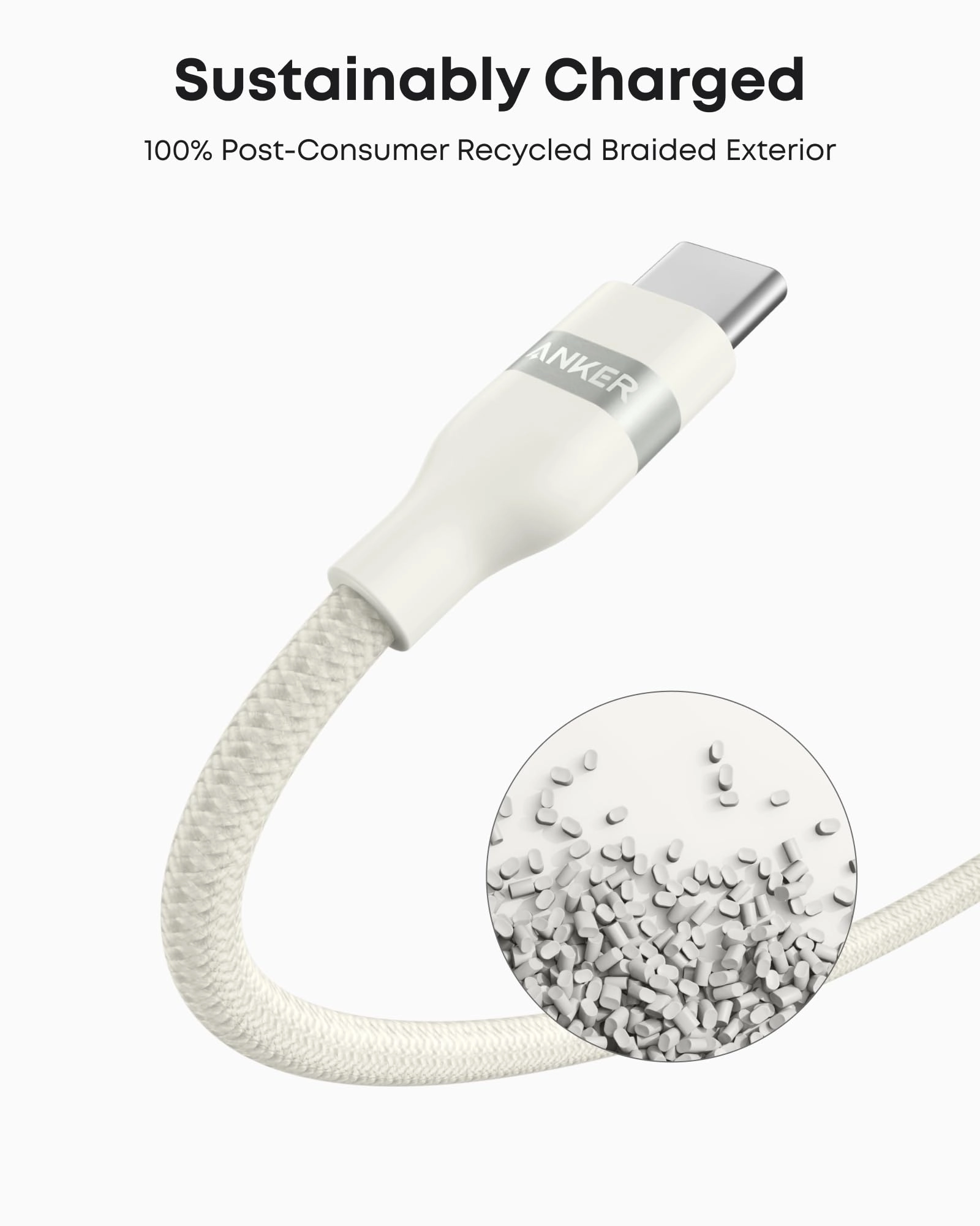A82G2 Cable USB-A to USB-C 0.9m Braided