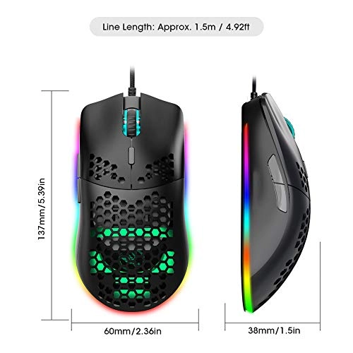 Hole Mouse J900 Gaming Mouse - Wired