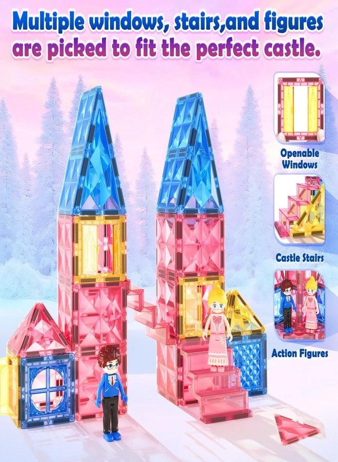 Diamond Magnetic Tiles - Princess Castle