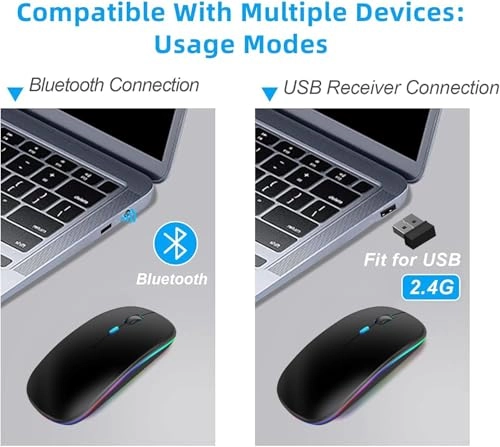 Wireless Computer Mouse - Bluetooth USB