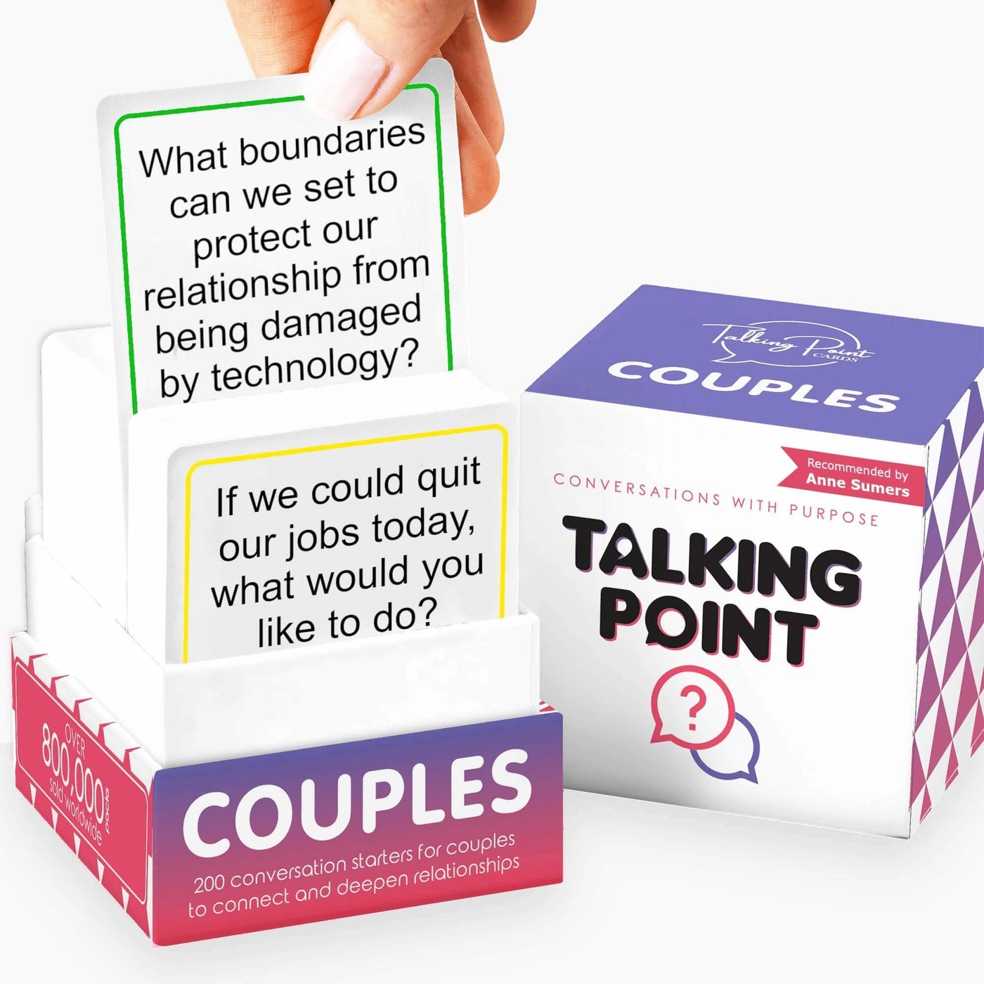 TALKING POINT CARDS 200 Couples Conversation Cards