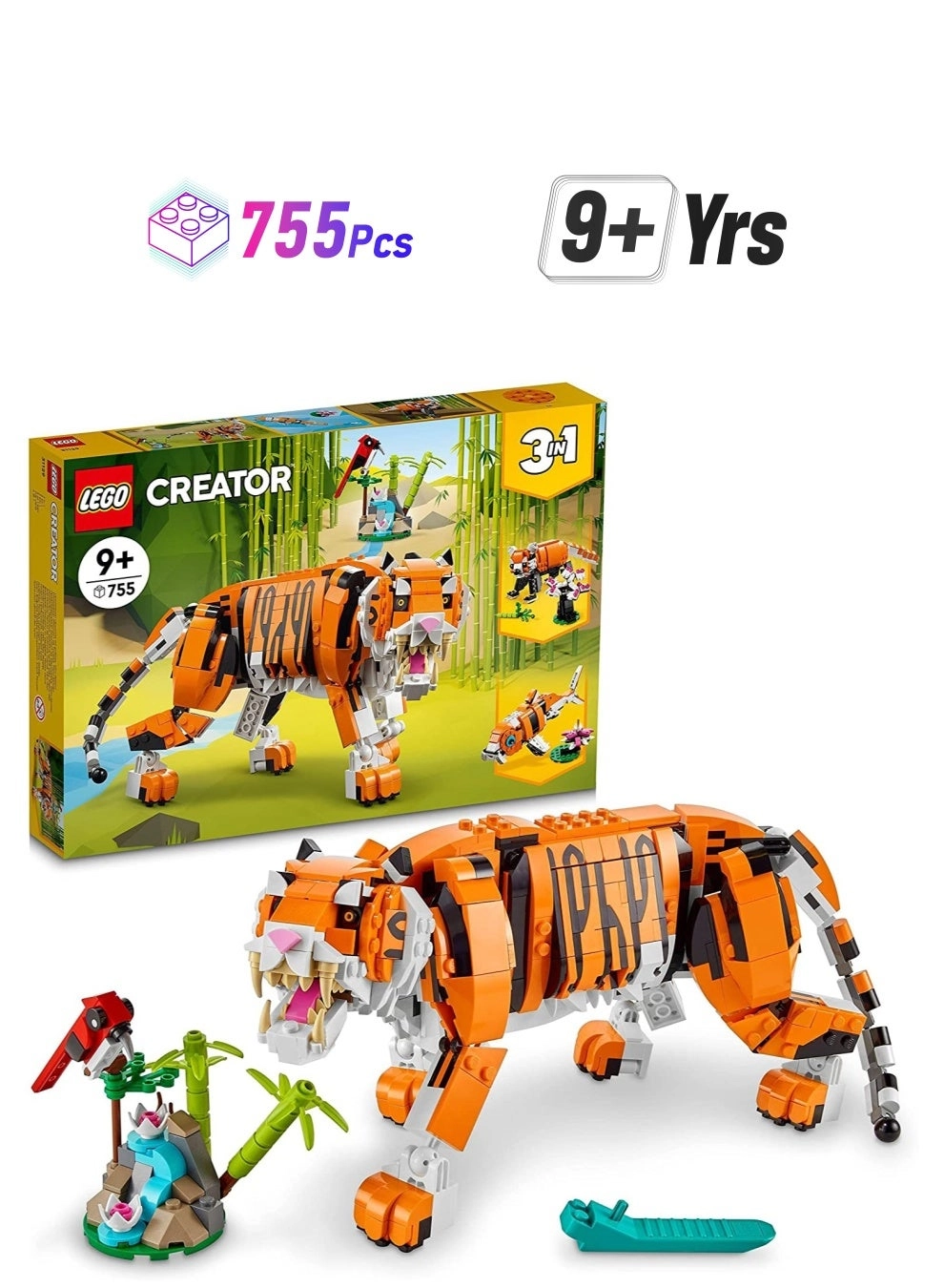 Creator 3in1 Majestic Tiger (31129) - Animals
