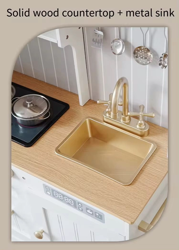 Kids Wooden Kitchen Playset (5551007-W10C692C)