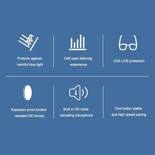 Smart Glasses - V5.0 HD Microphone