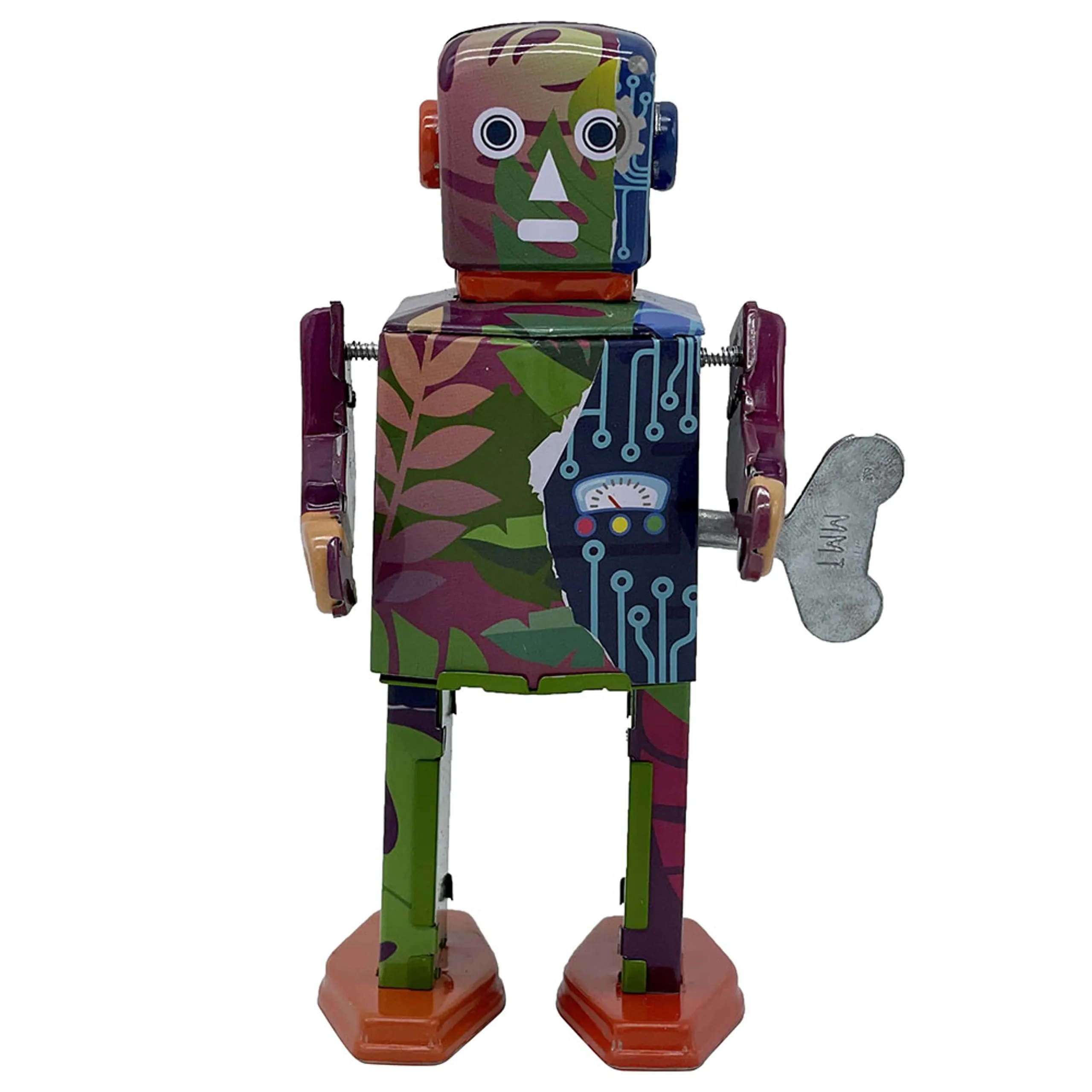 Mr & Mrs Tin Forestbot Robot - Limited Edition 15cm Wind-up