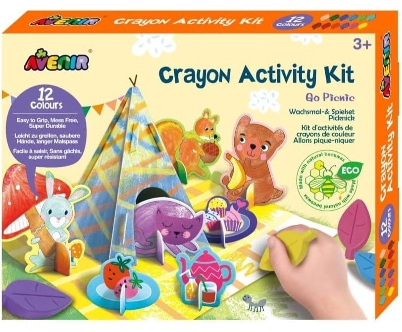 Avenir Go Picnic Crayons - 12 Pcs