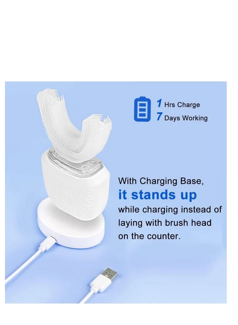 Ultrasonic Toothbrush - 360° Whole Mouth Cleaning IPX7 Waterproof