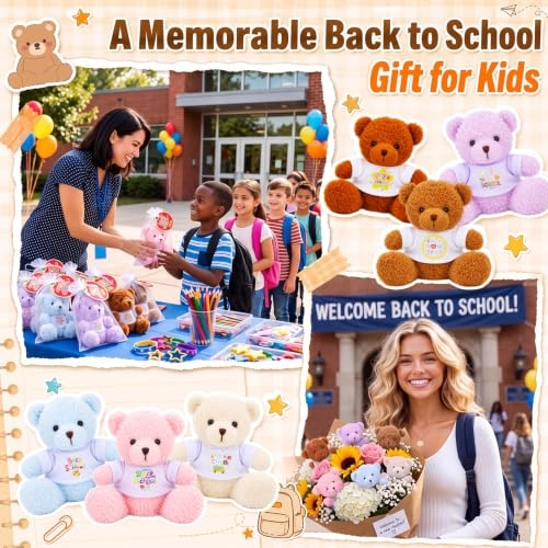 Back to School Bear - 12 cm - Assorted Styles