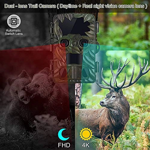 Trail Camera Dual-Lens - 20MP