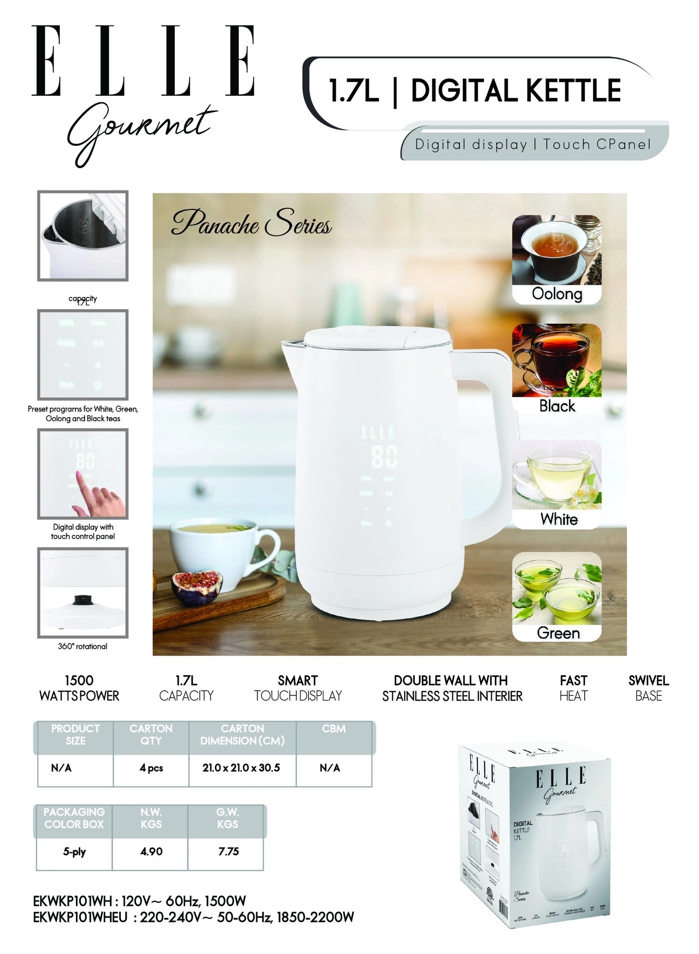 Panache Series Electric Kettle