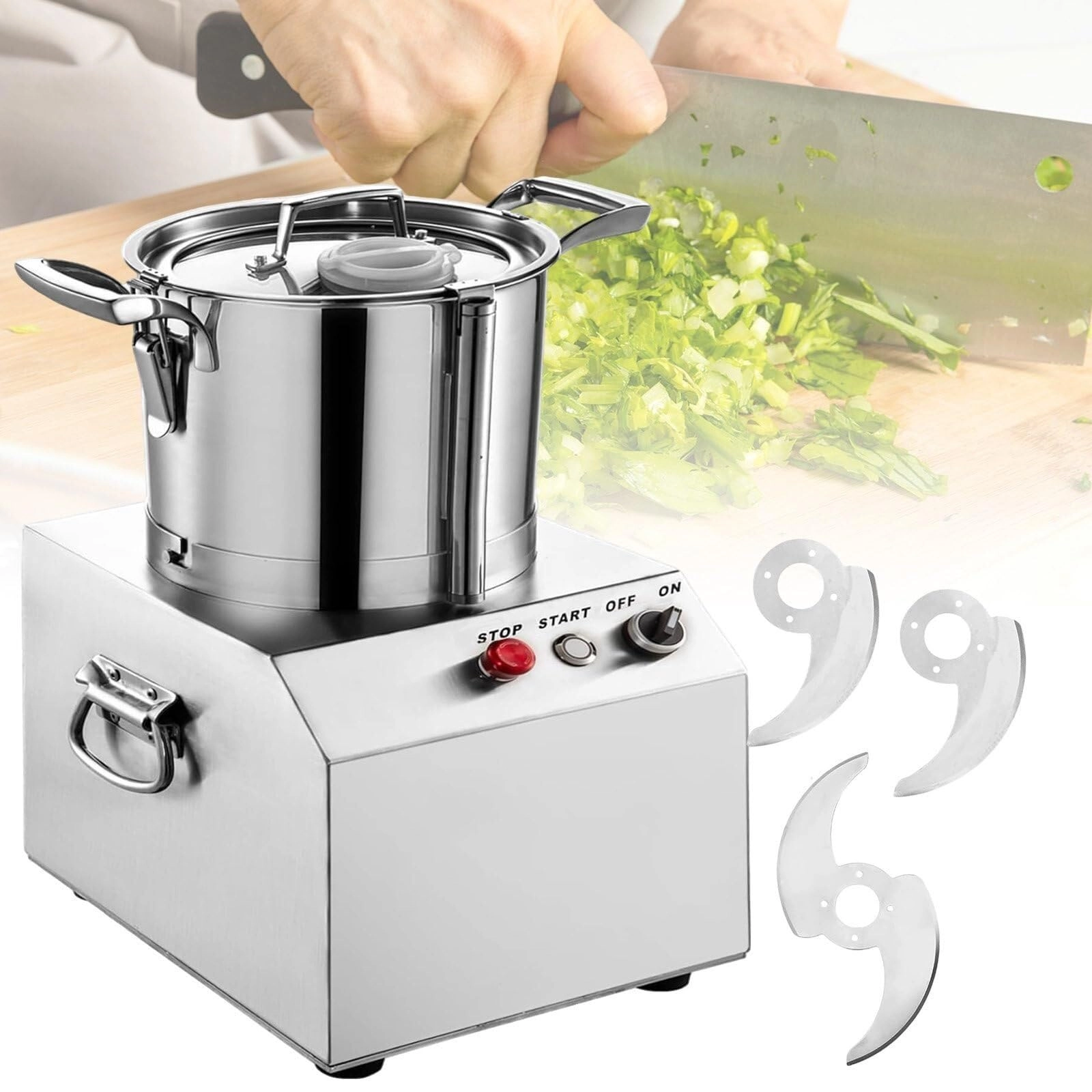 Automatic Vegetable Cutter - 4 l/4.3 qt 370 W