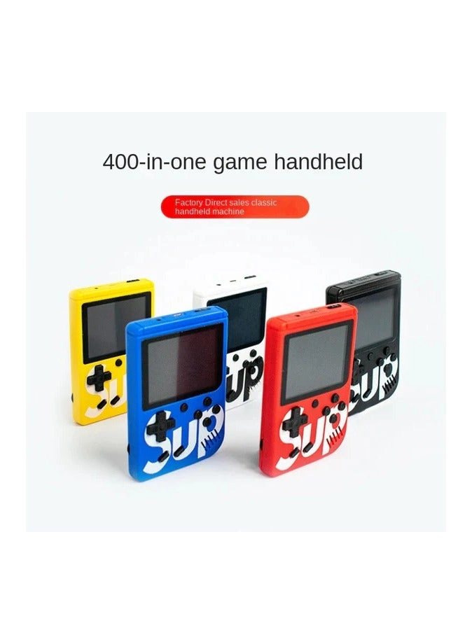 Handheld Game Console - 400 Built-in Games 3-Inch Color Screen Rechargeable Battery