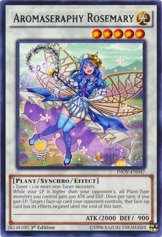 Yu-Gi-Oh! Aromaseraphy Rosemary INOV-EN047 1st Edition