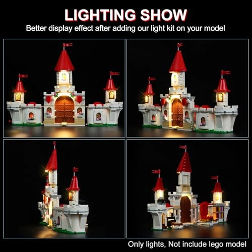 Light Kit for Lego Battle with Roy at Peach's Castle 71435