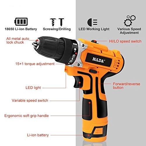 HILDA - 16.8v - Cordless Lithium Two-Speed