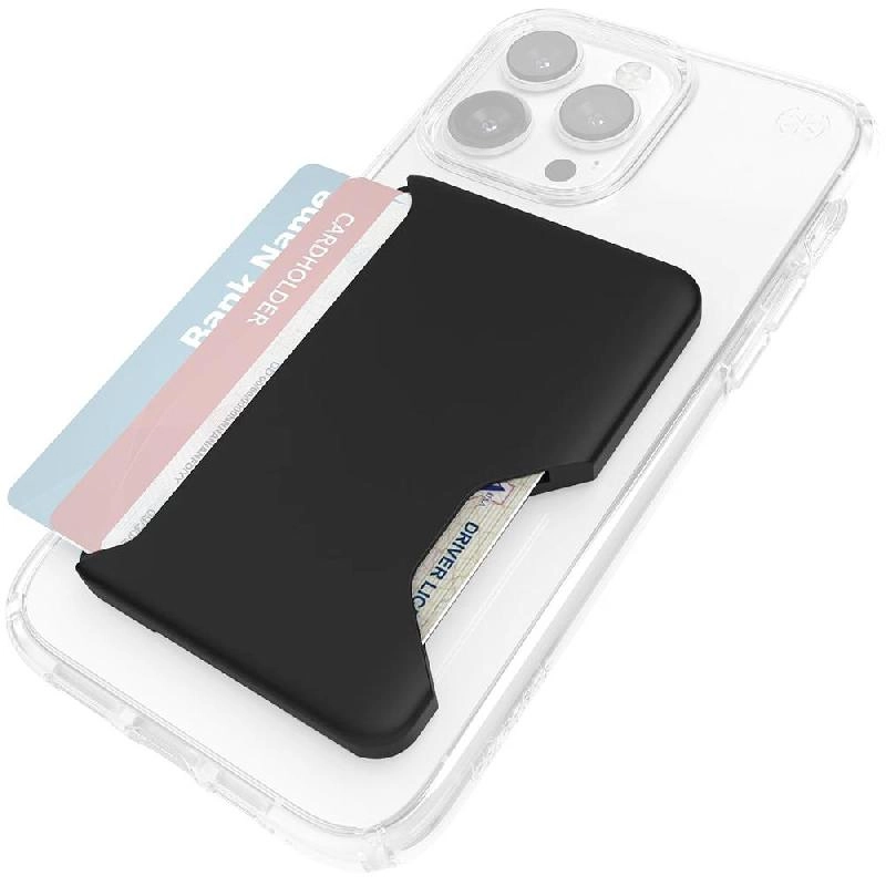 ClickLock MagSafe Wallet - Black Holds 1-3 Cards