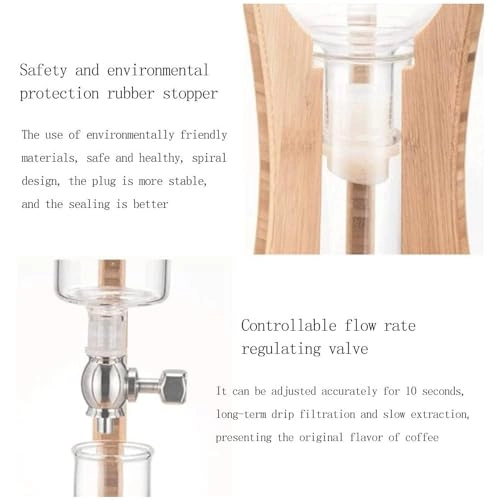 Cold Brew Drip Coffee Maker - 800ml High Borosilicate Glass