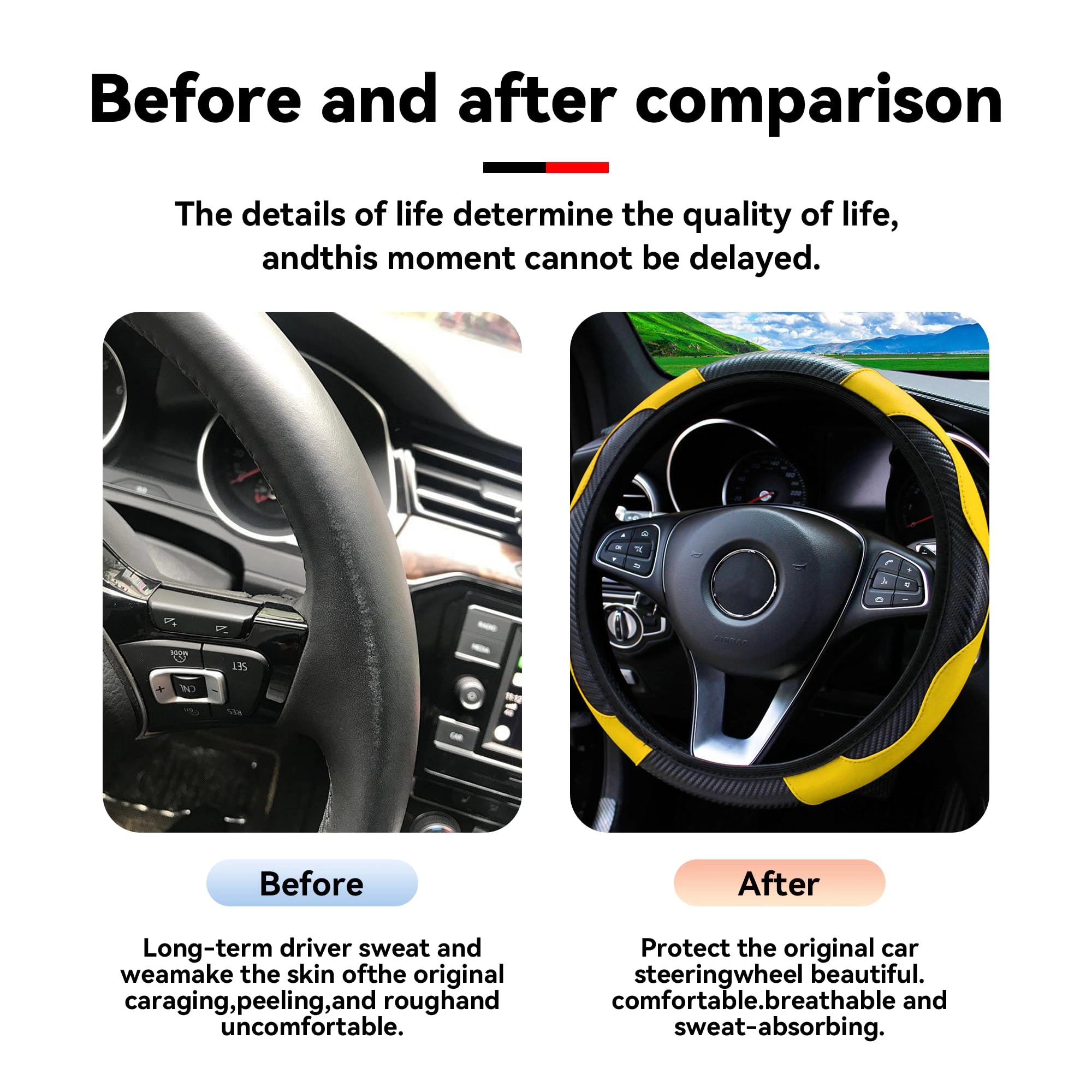Car Steering Wheel Cover