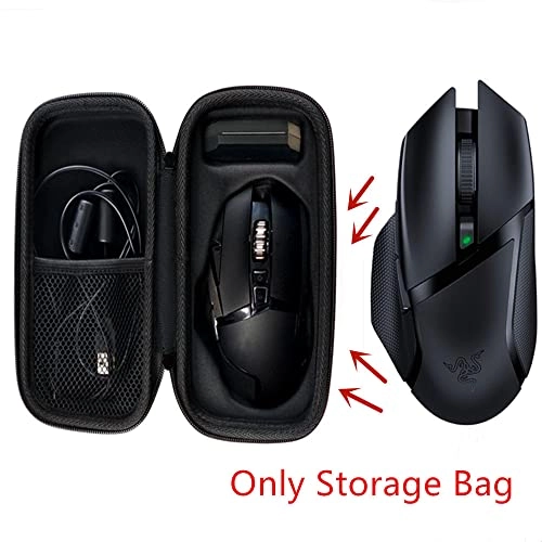 Shockproof Hard Case Storage Bag - Razer Basilisk X Hyperspeed Wireless Mouse Black