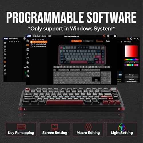 Vibe75 - 75% 2.4 GHz wireless, Bluetooth, USB-C